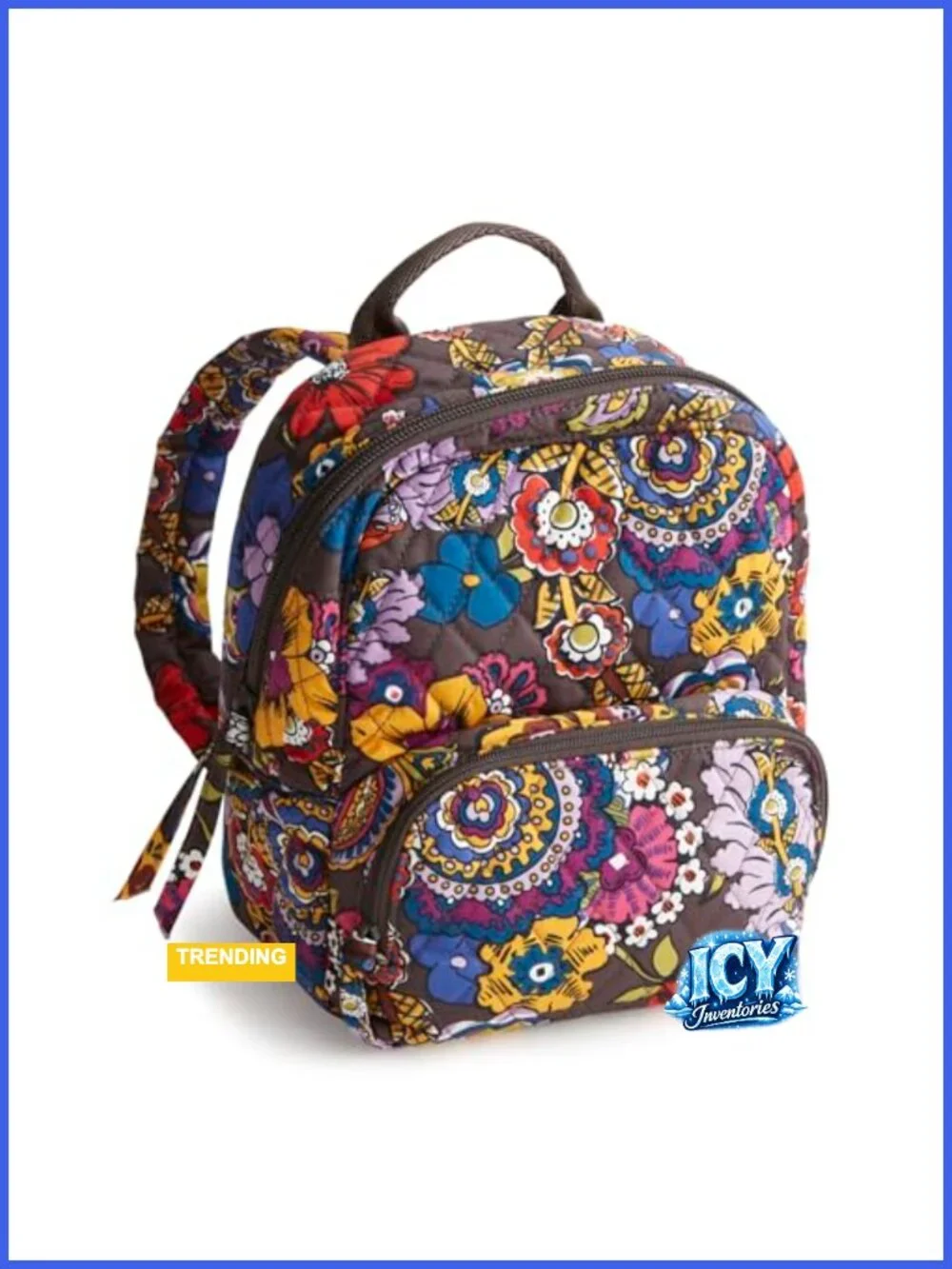 Vera Bradley Premium Cotton Mini Banbury Backpack Floral